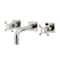 Kingston Brass KS6126BX Two-Handle Wall Mount Bathroom Faucet, Polished Nickel KS6126BX - alternate 1